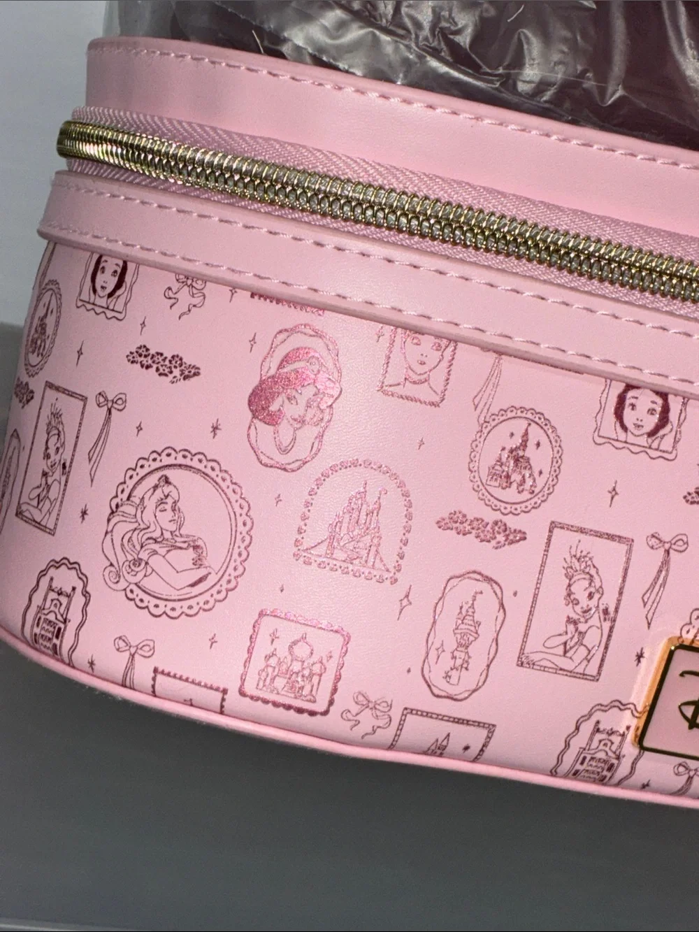 Disney Princess double zip travel vanity case